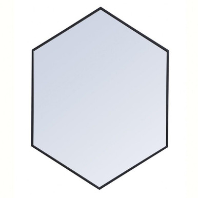 Etterby Lea Grove Hexagon Mirror 40 X 30 Inch Wide by Bailey Street Home - 779-BEL-1302019