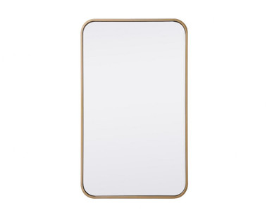 Lytton By Pass 30 Inch Soft Corner Rectangular Mirror by Bailey Street Home - 779-BEL-1302042