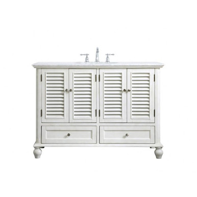 Portcullis Road 48 Inch 2 Drawer Bath Vanity Sink Set by Bailey Street Home - 779-BEL-881194