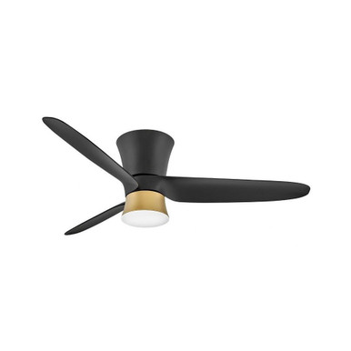 Manley Bottom 3 Blade Flush Mount Ceiling Fan 52 Inches Wide by BSH - 81-BEL-1278290
