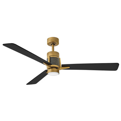 Laxton Oaks 3 Blade Ceiling Fan with Light Kit 56 Inches Wide by BSH - 81-BEL-1320246