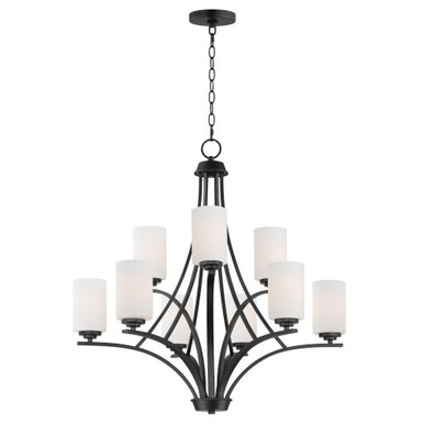 ベルイルの燈台 Heathfields Nine Light 2 Tier Chandelier by Bailey Street