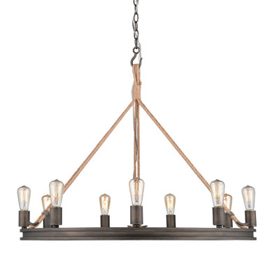 Tindal Crescent 9 Light Large Chandelier by Bailey Street Home - 170-BEL-2862326