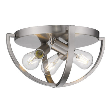 Newport Croft 3 Light 14.25 Inch Wide Flush Mount by Bailey Street Home - 170-BEL-4159031