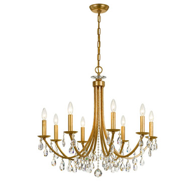 Bridgehampton 8 Light Large Chandelier by Crystorama - 8828