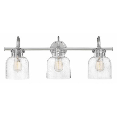 Foxglove Maltings 3 Light Seedy Glass Vanity Light by Bailey Street Home - 81-BEL-2985569