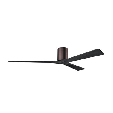Williamson Leys 3 Blade Flush Mount Paddle Fan 72 Inches Wide by BSH - 176-BEL-1344140