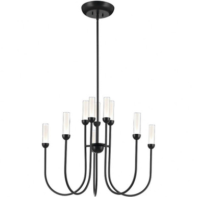 Burrows Dene 50W 10 LED Large Chandelier 24.75 Inch and 30 Inch Wide by BSH - 147-BEL-1371145