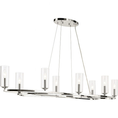 Scholar Place 8 Light Oval Chandelier 8.75 Inch Tall X 16.25 Inch Wide by BSH - 147-BEL-1371156