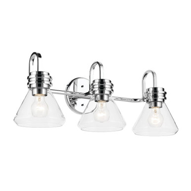 St Helens Villas 3 Light Bath Vanity 9.5 Inch Tall and 26 Inch Wide by BSH - 147-BEL-1363793