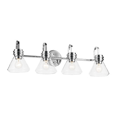 St Helens Villas 4 Light Bath Vanity 9.5 Inch Tall and 34 Inch Wide by BSH - 147-BEL-1363794