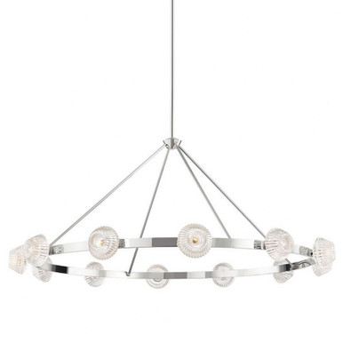 Bernard Lawn 12 Light Chandelier 28 x 65 Inch Wide by BSH - 116-BEL-5267160