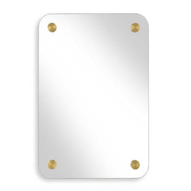 Parsonage Quadrant Frameless Mirror 36 Inch Tall and 24 Inch Wide by BSH - 208-BEL-5325671