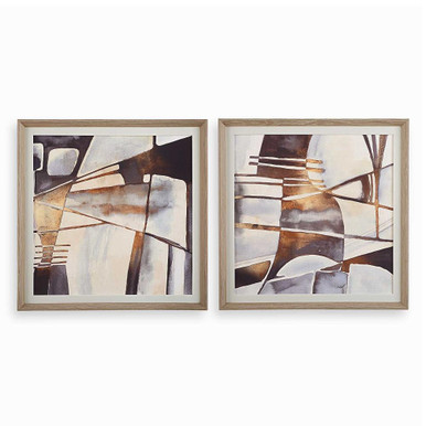 Abstract Art (Set of 2) 34.88 Inches Wide by BSH - 208-BEL-5273693