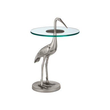 Crane Accent Table 25 Inch Tall and 16 Inch Wide by Currey Company - 4000-0194
