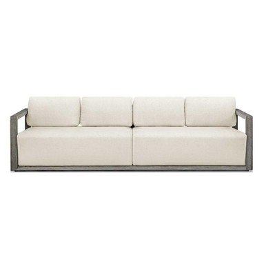 Sayes Court Street Outdoor Sofa 35.25 Inch Tall and 107 Inch Wide by BSH - 208-BEL-5325954