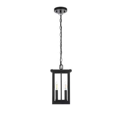 Matlock Crescent 2 Light Outdoor Pendant 13.5 Inch Tall and 7 Inch Wide by BSH - 390-BEL-5299859
