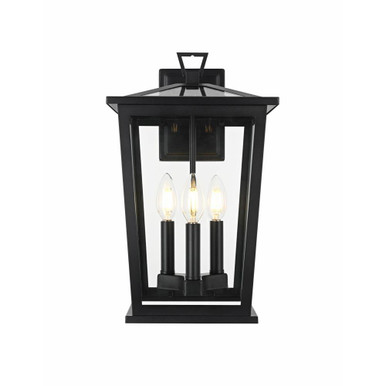 Ploughlees Lane 3 Light Outdoor Wall Sconce 16 Inch Tall X 9.5 Inch Wide by BSH - 390-BEL-5299887