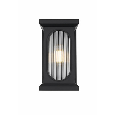Markstakes Corner 1 Light Outdoor Wall Mount 14 Inch H and 8 Inch W by BSH - 390-BEL-5308106