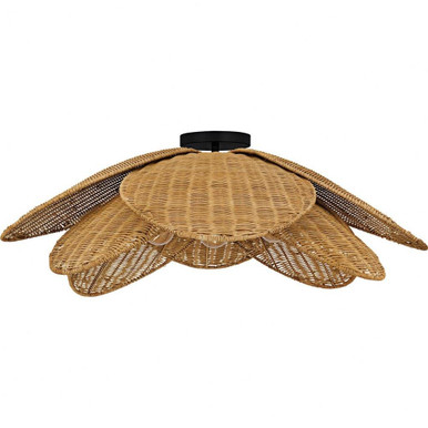 Walnut South 4 Light Semi Flush Mount 11.25 Inch Tall and 30 Inch Wide by BSH - 71-BEL-5269303