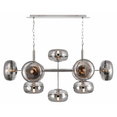 Raven Corner 10 Light Chandelier 27.25 x 21.75 Inches Wide by BSH - 79-BEL-5199818