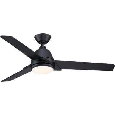 Newlyn Garden 3 Blade Ceiling Fan with Light Kit 52 Inch Wide by BSH - 103-BEL-1336453