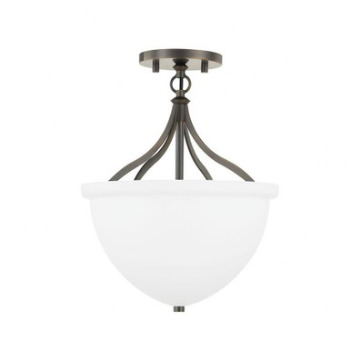 Dissington Place 1 Light 11.25 Inch Wide Semi Flush Mount by BSH - 116-BEL-1314760