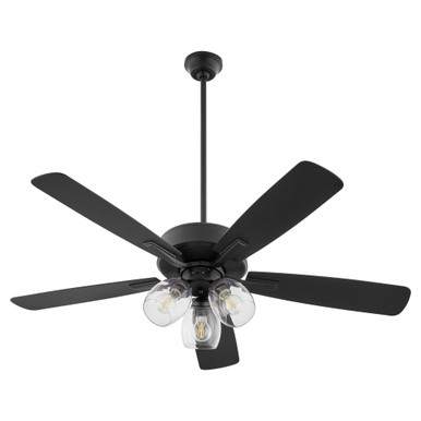 Ovation 5 Blade Ceiling Fan with 3 Light Kit 52 Inch Wide by BSH - 183-BEL-1367003