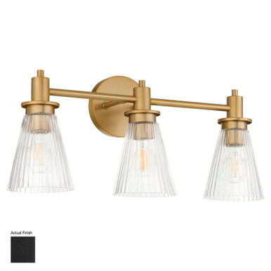 Drury Buildings 3 Light Bath Vanity 9.75 Inch Tall and 22 Inch Wide by BSH - 183-BEL-1367024