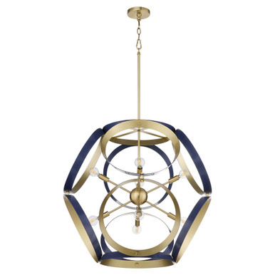 Deans Brook 8 Light Pendant 30 Inch Tall and 30 Inch Wide by BSH - 183-BEL-1367066