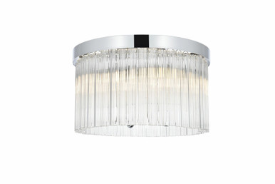 Wetherall Avenue 4 Light Flush Mount 10 Inch Tall and 16 Inch Wide by BSH - 390-BEL-1370318