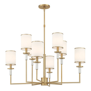 Townsend Valley 8 Light Chandelier 26 Inch Tall and 33.25 Inch Wide by BSH - 49-BEL-1366143