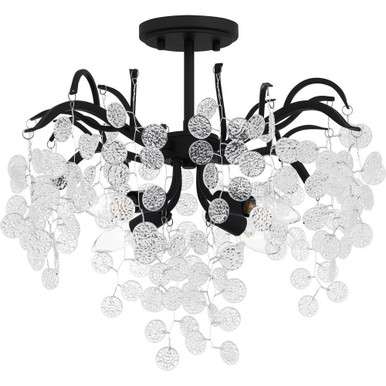Brookfield Newydd 4 Light 22 Inch Wide Semi Flush Mount by BSH - 71-BEL-1340335