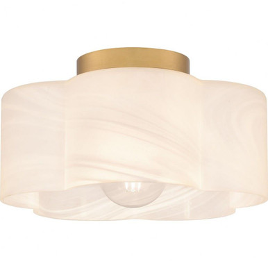 Holm Leas 1 Light 14 Inch Wide Semi Flush Mount by BSH - 71-BEL-1340389