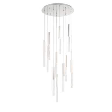 Ribble Birches 27.5W 11 LED Chandelier 18 Inch Tall and 22 Inch Wide by BSH - 79-BEL-1363222