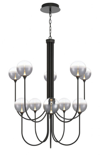 Sussex Fields 45W 10 LED Chandelier 48 Inch Tall and 40 Inch Wide by BSH - 79-BEL-1365730