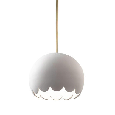 Radiance 1 Light Small Pendant 9 Inch Wide by Justice Design - CER-6470