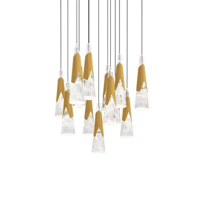 Amber Mead 102.7W 13 LED Light Large Pendant by BSH - 465-BEL-1344189