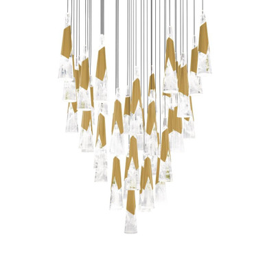 Amber Mead 325.4W 41 LED Light Oversized Pendant by BSH - 465-BEL-1344199