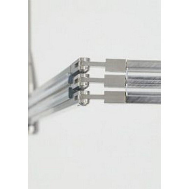 Two-Circuit Monorail Flexible Horizontal Connector by VC Modern - 700MO2CFXHZ