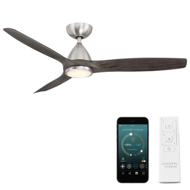 Goose Moorings 3 Blade Ceiling Fan with Light Kit 54 Inch Wide by BSH - 465-BEL-1105617