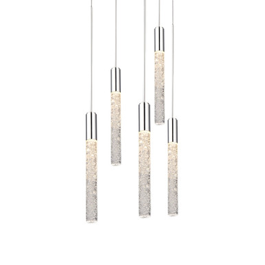 Ann Dene 5 LED Light Small Round Chandelier by BSH - 465-BEL-970546