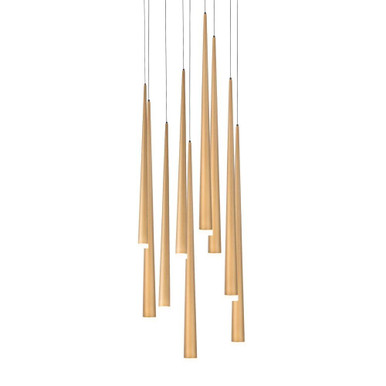 Brendon Meadow 9 LED Light Small Round Chandelier by BSH - 465-BEL-880610