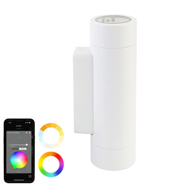 Rainbow Gardens 7W 2 LED Wall Light 5.38 Inch Tall and 2.45 Inch Wide by BSH - 156-BEL-1367517
