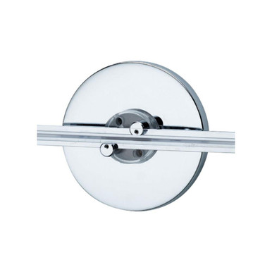 4 Inch Round Single Feed Wall Monorail Canopy by VC Modern - 700WMOP4R