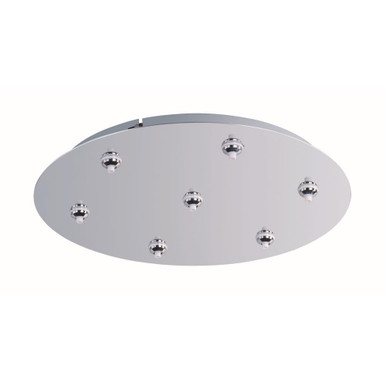 Rowley Hollow Seven Light Round Canopy 17x 2.5 Inch by BSH - 2518_174-BEL-435967