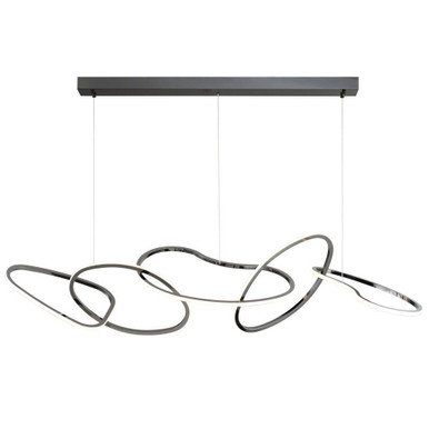 Westbury Circle 50W 1 LED Light Oversized Linear Pendant by BSH - 174-BEL-4870708