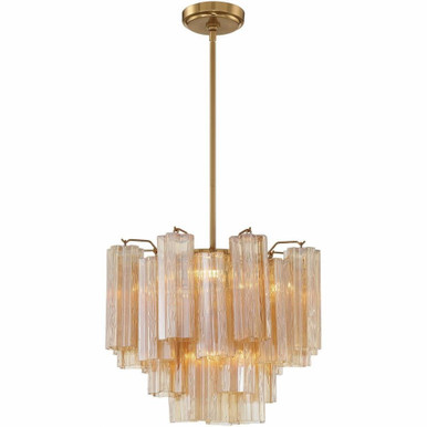 Addis 4 Light Small Chandelier by Crystorama - ADD-300