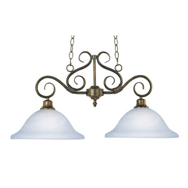 Greenway Moor 2 Light Medium Linear Pendant by BSH - 93-BEL-596903
