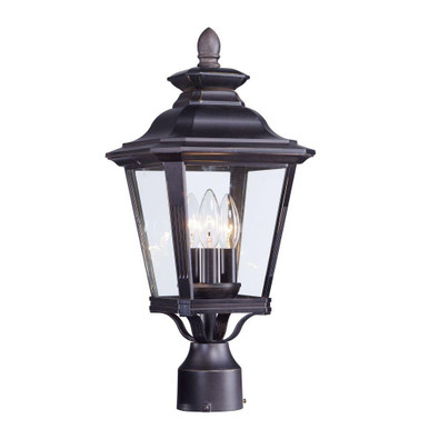 Highgrove Crest Three Light Outdoor Post Lantern 9 x 19.5 inches by BSH - 93-BEL-2341458
